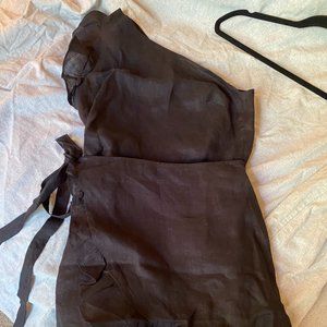 Reformation linen mini dress